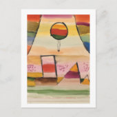 Paul Klee, "Ballon in het raam," 1929 Briefkaart (Voorkant)