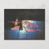 Paul Klee- Battle scene uit de strip "Seafarer" Briefkaart (Voorkant)
