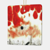 Paul Klee beroemd schilderij, Clouds over Bor, Keramisch Ornament (Links)