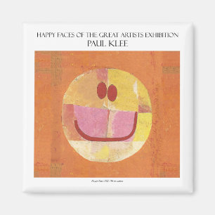 Paul Klee blije gezichtsmagneet Magneet