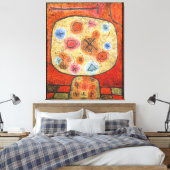 Paul Klee, Bloemen in steen, Canvas Afdruk (Insitu (Slaapkamer))
