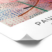 Paul Klee, bloesem - kleurrijke Abstracte kunst Poster (Hoek)