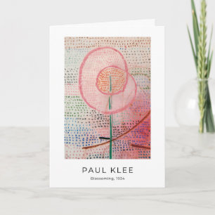 Paul Klee, Blossoming (1934), Moderne Abstracte ku Kaart