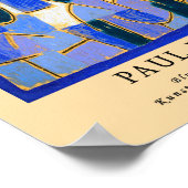 Paul Klee Blue Abstract Bauhaus Poster (Hoek)