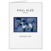Paul Klee, Blue Night (1937) - Fine Art Kaart (Voorkant)