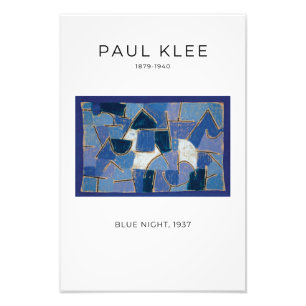 Paul Klee, Blue Night - Modern Abstracte Art Foto Afdruk