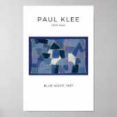 Paul Klee, Blue Night - Modern Abstracte Art Poster (Voorkant)