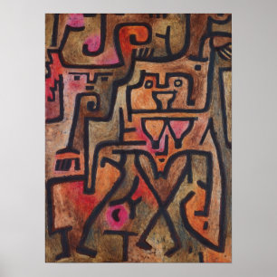 Paul Klee - Bosheksen Poster