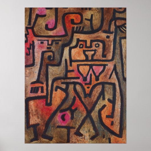 Paul Klee - Bosheksen Poster (Voorkant)