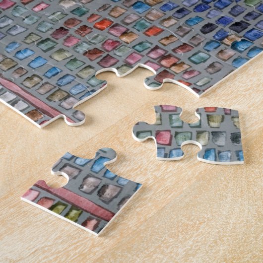 Paul Klee, Boy in Fancy dress (1931) - kleurrijk Legpuzzel (Zijkant)