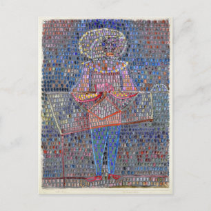 Paul Klee Boy in Fancy dress Briefkaart