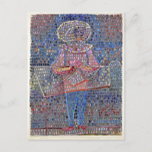 Paul Klee Boy in Fancy dress Briefkaart (Voorkant)