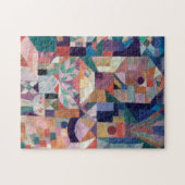 Paul Klee, Burggarten (1919) - kleurrijk Legpuzzel (Horizontaal)