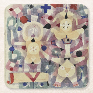 Paul Klee, Carnaval in de Sneeuw, Kartonnen Onderzetters