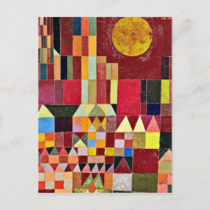 Paul Klee - Castle en Sun Briefkaart