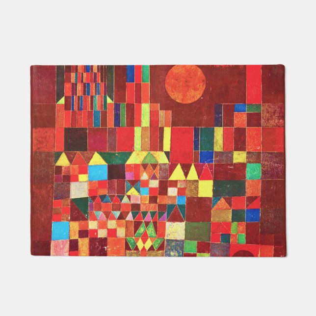 Paul Klee - Castle en Sun Deurmat (Voorkant)