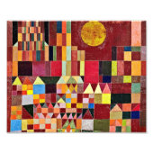 Paul Klee - Castle en Sun Foto Afdruk (Voorkant)