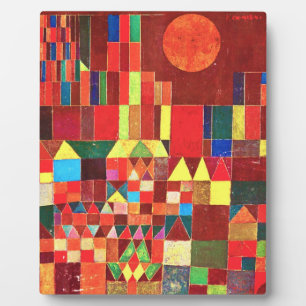 Paul Klee - Castle en Sun Fotoplaat