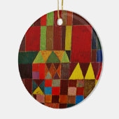 Paul Klee Castle en Sun Keramisch Ornament (Links)