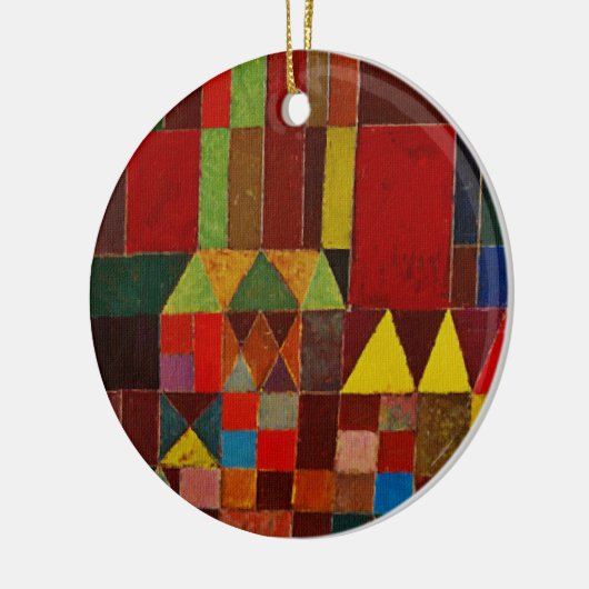 Paul Klee Castle en Sun Keramisch Ornament (Links)