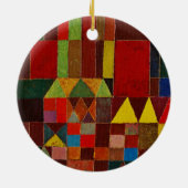Paul Klee Castle en Sun Keramisch Ornament (Achterkant)