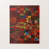 Paul Klee Castle en Sun Legpuzzel (Verticaal)