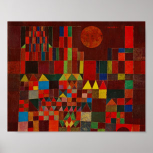 Paul Klee Castle en Sun Poster