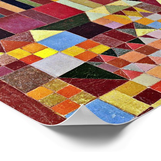 Paul Klee - Castle en Sun Poster (Hoek)