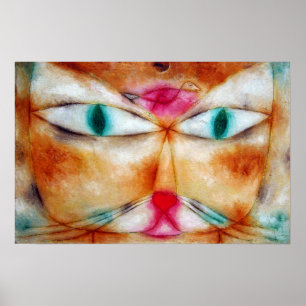 Paul Klee Cat en Bird Poster