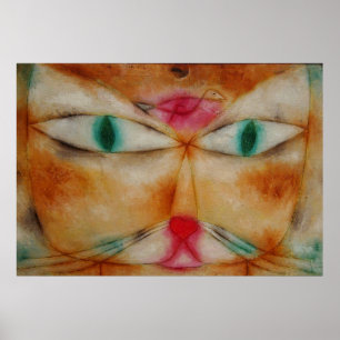 Paul Klee Cat en Bird Poster
