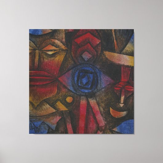 Paul Klee Collectie van Figurines Canvas Afdruk (Voorkant)