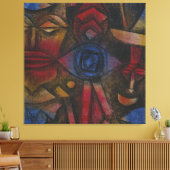 Paul Klee Collectie van Figurines Canvas Afdruk (Insitu (Woonkamer))