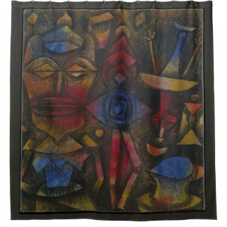 Paul Klee Collectie van Figurines Douchegordijn