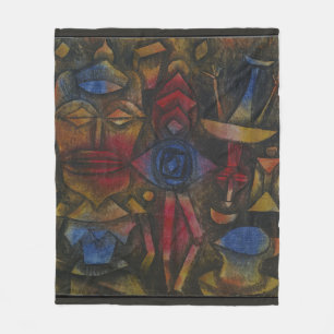 Paul Klee Collectie van Figurines Fleece Deken