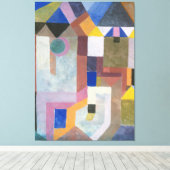 Paul Klee Colorful Architecture Canvas Afdruk (Insitu (Houten vloer))