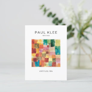 Paul Klee, Colorful Modern Abstract Art Briefkaart