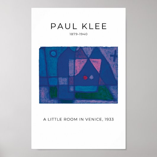 Paul Klee, Colorful Modern Abstract Art Poster (Voorkant)