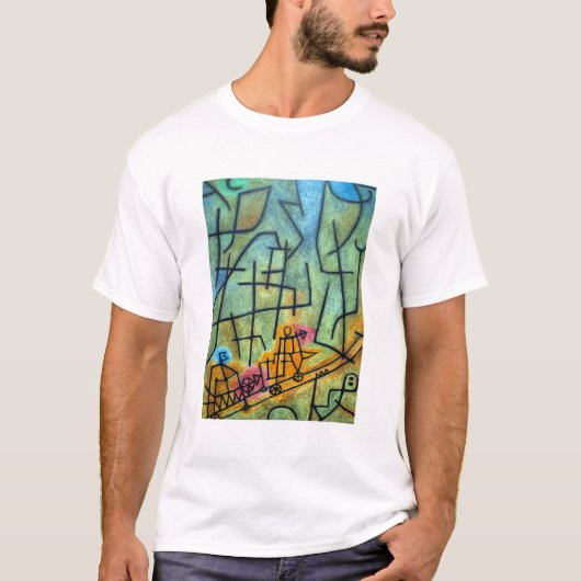 Paul Klee Conquest of the Mountain T-shirt (Voorkant)