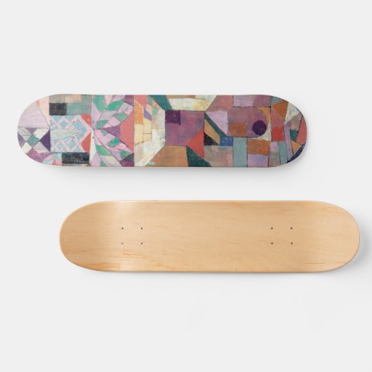 Paul Klee Cool Abstract Kunstskateboard Persoonlijk Skateboard (Horizontaal)