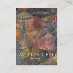 Paul Klee Das Hotel  Visitekaartje