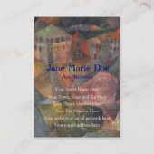 Paul Klee Das Hotel  Visitekaartje (Achterkant)