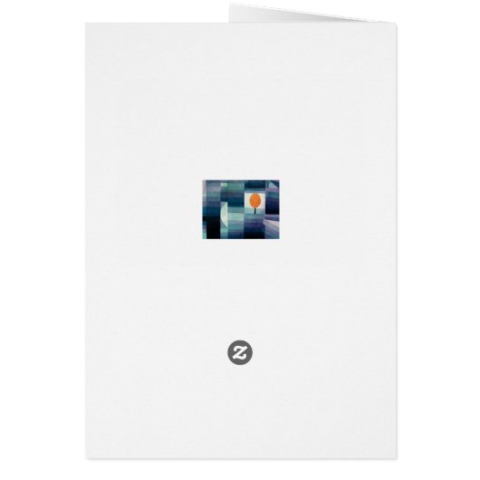 Paul Klee, de Harbinger van de herfst - Fine Art K (Achterkant)