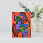 Paul Klee, De Toekomstige Man, Briefkaart (Staand voorkant)