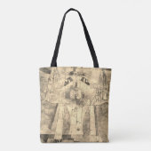 Paul Klee Der Wilde Mann Tote Bag (Achterkant)