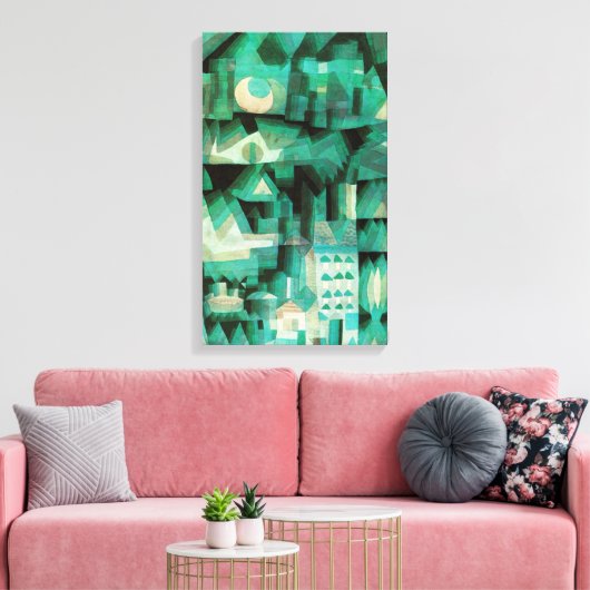 Paul Klee Dream City Canvas Poster (Insitu (Woonkamer))