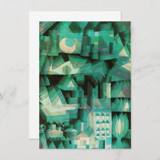 Paul Klee Dream City Uitnodigingen (Voorkant / Achterkant)