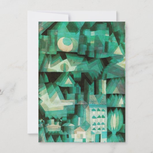 Paul Klee Dream City Uitnodigingen (Voorkant)