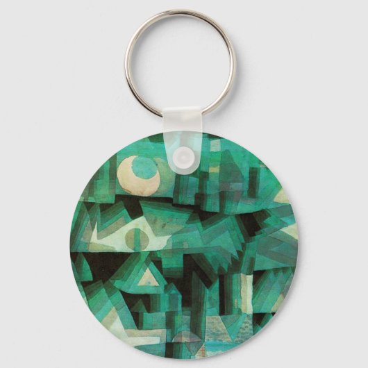 Paul Klee Droomstad Sleutelhanger (Voorkant)