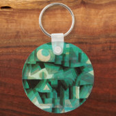Paul Klee Droomstad Sleutelhanger (Voorkant)