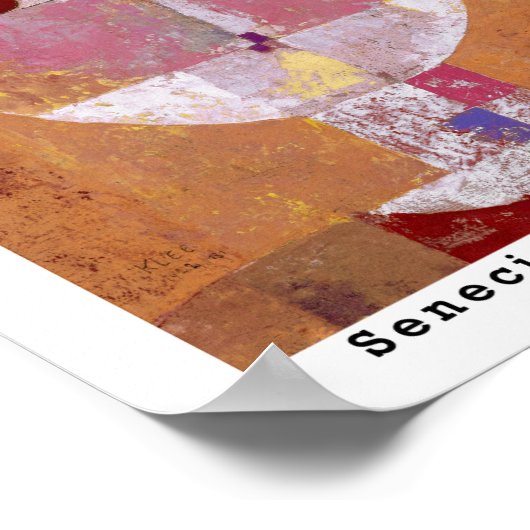  Paul Klee Face Abstracte Art Bauhaus Poster (Hoek)